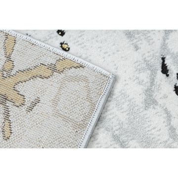 Dywan ALLURE 1963 Marmur - Strukturalny, stylowy, glamour biały / złoty