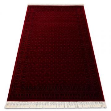 Dywan ORIENT 2958 bordo / czarny Ramka, klasyczny, orientalny, z frędzlami