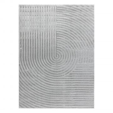 Dywan BALANCE 1921 szary - Geometryczny, strukturalny, glamour