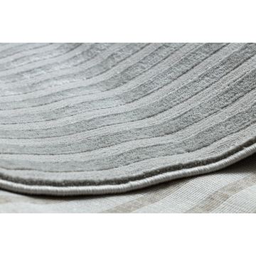 Dywan BALANCE 1921 szary - Geometryczny, strukturalny, glamour