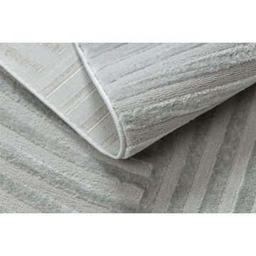 Dywan BALANCE 1921 szary - Geometryczny, strukturalny, glamour