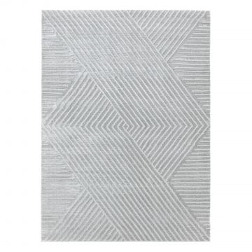 Dywan BALANCE 1503 szary - Geometryczny, strukturalny, glamour