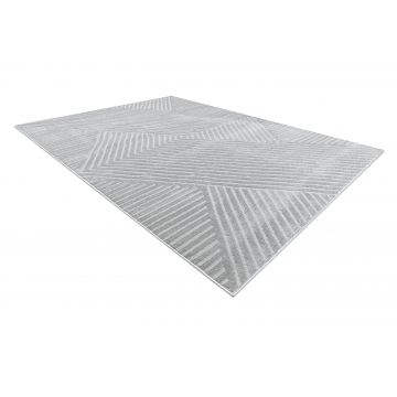 Dywan BALANCE 1503 szary - Geometryczny, strukturalny, glamour