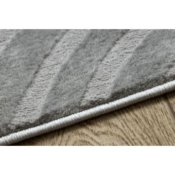 Dywan BALANCE 1918 szary - Geometryczny, strukturalny, glamour