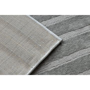 Dywan BALANCE 1918 szary - Geometryczny, strukturalny, glamour
