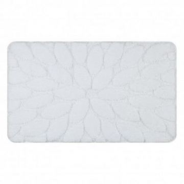 Dywan łazienkowy SUPREME STONES kamienie, antypoślizgowy, miękki - biały
