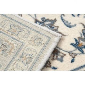 Dywan NAIN Ornament, ramka 7335/51635 beż / niebieski