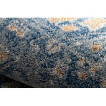 Dywan NAIN Ornament, vintage 7708/51611 niebieski / pomarańczowy