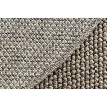 Dywan CASABLANCA LOOM koło brązowy pętelkowy, miękki indoor & outdoor