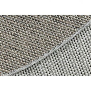 Dywan CASABLANCA LOOM koło srebrny pętelkowy, miękki indoor & outdoor