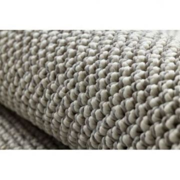 Dywan CASABLANCA LOOM koło srebrny pętelkowy, miękki indoor & outdoor