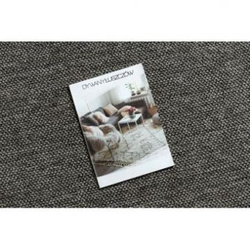 Dywan CASABLANCA LOOM koło szary pętelkowy, miękki indoor & outdoor