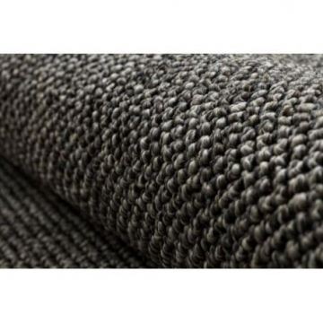 Dywan CASABLANCA LOOM koło szary pętelkowy, miękki indoor & outdoor