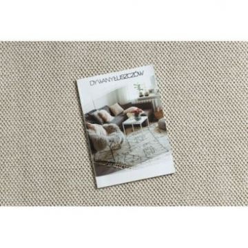 Dywan CASABLANCA LOOM koło krem pętelkowy, miękki indoor & outdoor