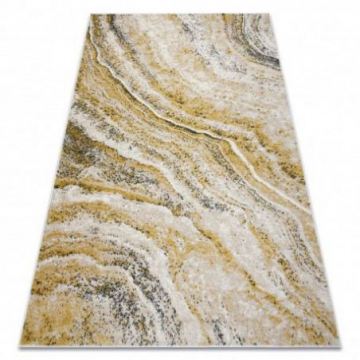 Dywan FUSION 9776 krem / biały / żółty - Abstrakcja, nowoczesny, abstrakcyjny