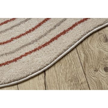 Dywan FUSION 5707 krem / terakota Shape - Abstrakcja, nowoczesny, abstrakcyjny, nieregularny