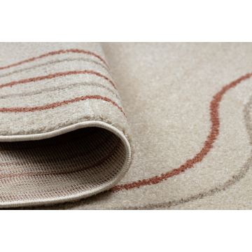 Dywan FUSION 5707 krem / terakota Shape - Abstrakcja, nowoczesny, abstrakcyjny, nieregularny