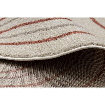 Dywan FUSION 5707 krem / terakota Shape - Abstrakcja, nowoczesny, abstrakcyjny, nieregularny