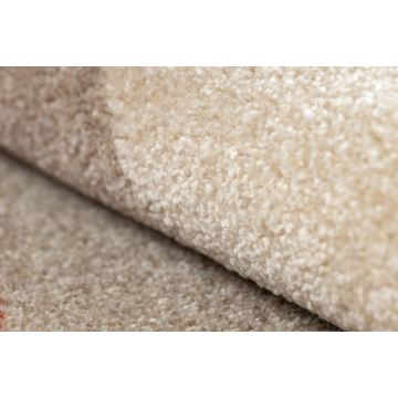 Dywan FUSION 5710 krem / terakota Shape - Abstrakcja, nowoczesny, abstrakcyjny, nieregularny
