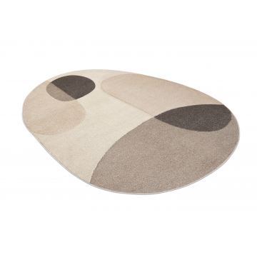 Dywan FUSION 5706 krem / beż Shape - Geometryczny, nowoczesny, abstrakcyjny, nieregularny