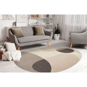 Dywan FUSION 5706 krem / beż Shape - Geometryczny, nowoczesny, abstrakcyjny, nieregularny