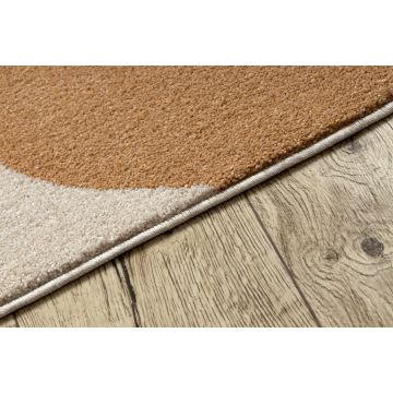 Dywan FUSION 5706 krem / terakota Shape - Geometryczny, nowoczesny, abstrakcyjny, nieregularny