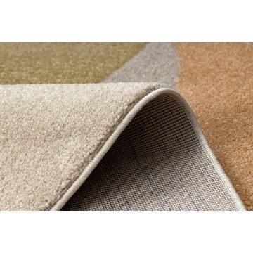 Dywan FUSION 5706 krem / terakota Shape - Geometryczny, nowoczesny, abstrakcyjny, nieregularny