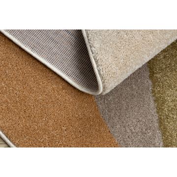 Dywan FUSION 5706 krem / terakota Shape - Geometryczny, nowoczesny, abstrakcyjny, nieregularny