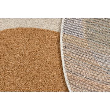 Dywan FUSION 5706 krem / terakota Shape - Geometryczny, nowoczesny, abstrakcyjny, nieregularny