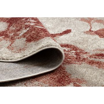 Dywan FUSION 8259 krem / bordo - Kwiaty, nowoczesny, abstrakcyjny