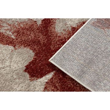 Dywan FUSION 8259 krem / bordo - Kwiaty, nowoczesny, abstrakcyjny