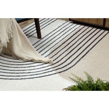 Dywan FUSION 7157 biały / złoty - Geometryczny, nowoczesny, abstrakcyjny