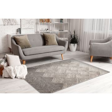Dywan FUSION 9775 beż / brązowy - Geometryczny, nowoczesny, abstrakcyjny