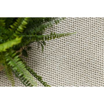 Dywan CASABLANCA LOOM koło krem pętelkowy, miękki indoor & outdoor