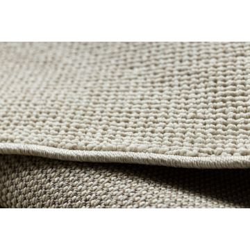 Dywan CASABLANCA LOOM koło krem pętelkowy, miękki indoor & outdoor