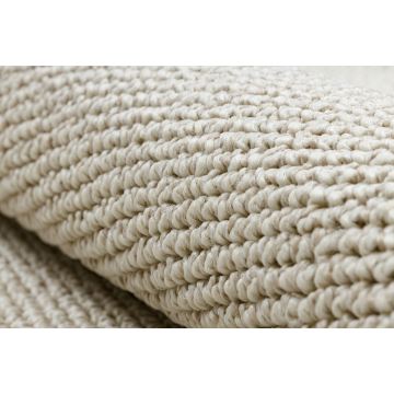 Dywan CASABLANCA LOOM krem pętelkowy, miękki indoor & outdoor