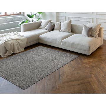 Dywan CASABLANCA LOOM szary pętelkowy, miękki indoor & outdoor
