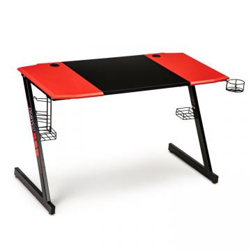 Biurko gamingowe stół dla gracza czerwono- czarne